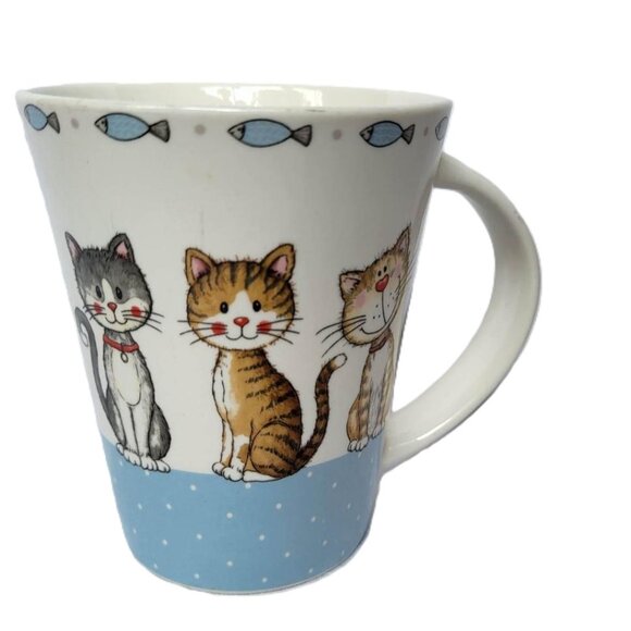 Pair of Casa Signature Cat Mugs - Picture 2 of 12
